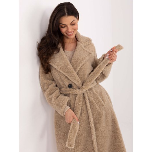 Płaszcz-IT-PL-97150.26-beżowy 2