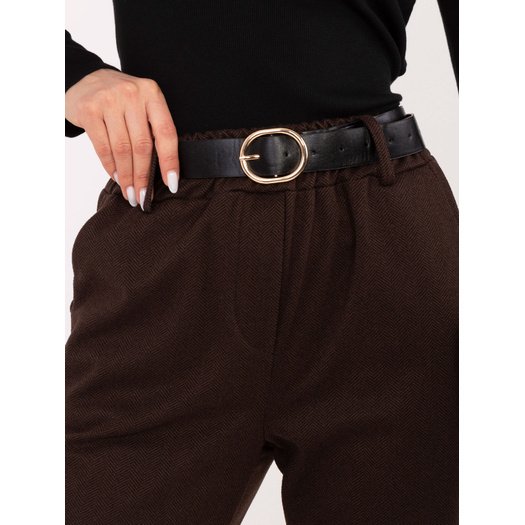 Spodnie-IT-SP-FL9767.81-ciemny brązowy 3