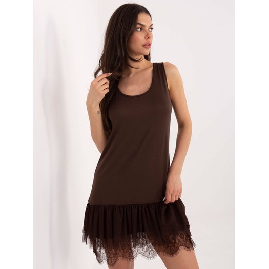 Sukienka-MI-SK-A409.53-ciemny brązowy 2