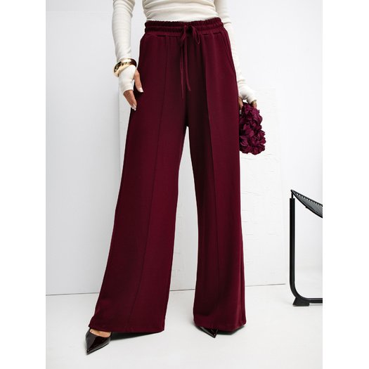 Spodnie dresowe-RV-DR-A1061.80-bordowy 1