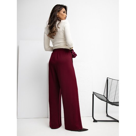 Spodnie dresowe-RV-DR-A1061.80-bordowy 3