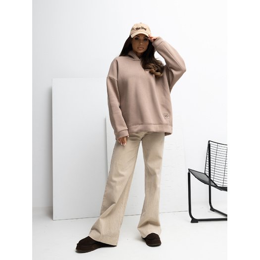 Bluza-RV-BL-A1037.12-ciemny bezowy