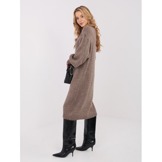 Sukienka-IN-SK-5962.22-ciemny bezowy 3