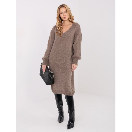 Sukienka-IN-SK-5962.22-ciemny bezowy 2