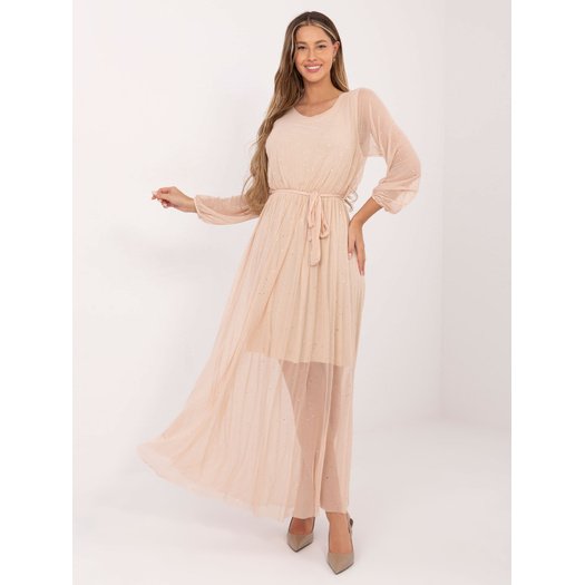 Sukienka-IT-SK-21807.22-beżowy 1