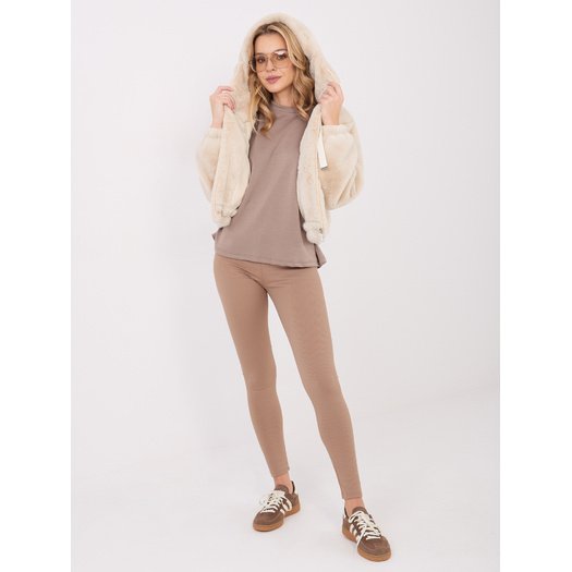 Bluzka-MJ-BZ-H1095.96-ciemny bezowy 1