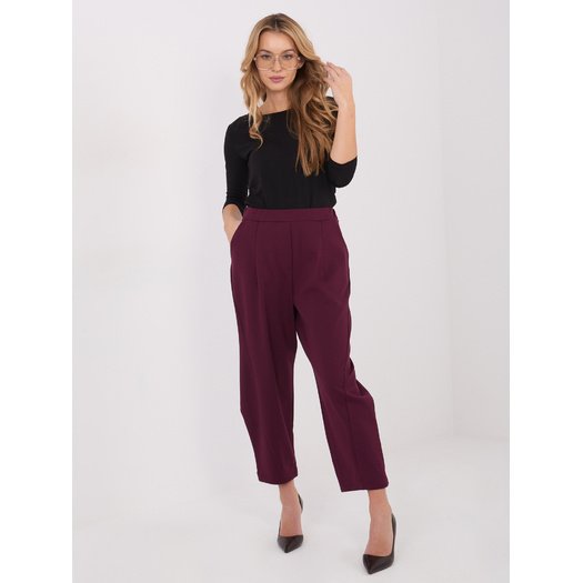 Spodnie-IT-SP-FL8557.46-bordowy 2