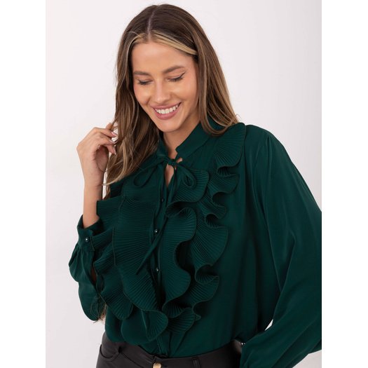 Koszula-IT-KS-29033.87-ciemny zielony