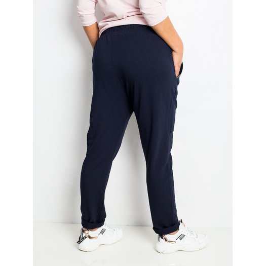 Spodnie dresowe-RV-DR-4765.52-granatowy 1