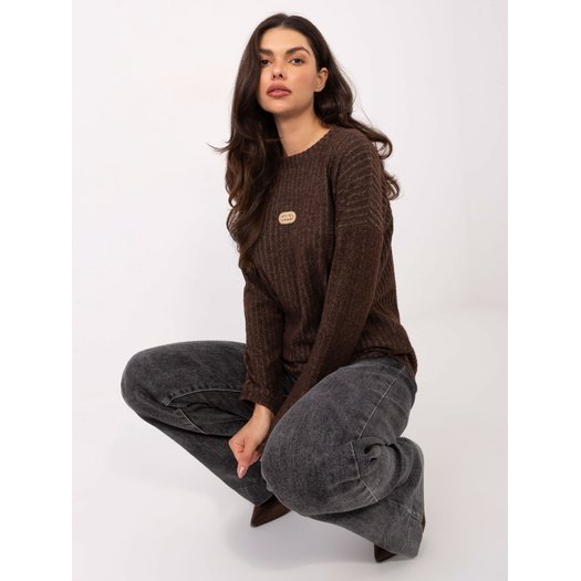 Sweter-RV-SW-A1026.52-brązowy 3