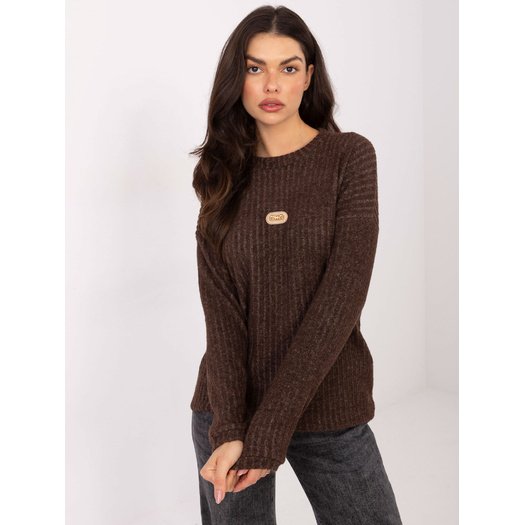 Sweter-RV-SW-A1026.52-brązowy 4