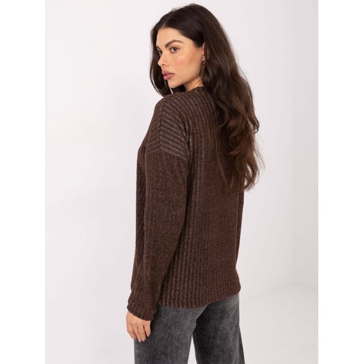 Sweter-RV-SW-A1026.52-brązowy 1