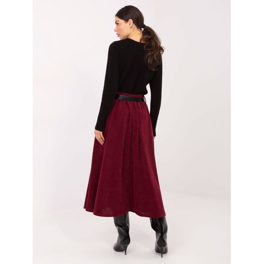 Spódnica-IT-SD-FL9850.12-bordowy
