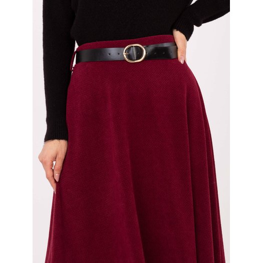 Spódnica-IT-SD-FL9850.12-bordowy 2