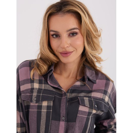 Koszula-D71720Z11085B-szaro-r&oacute;żowy