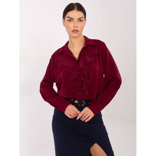 Koszula-IT-KS-26967.28-bordowy