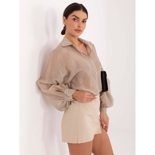 Szorty-IT-SN-FL8755.20P-beżowy