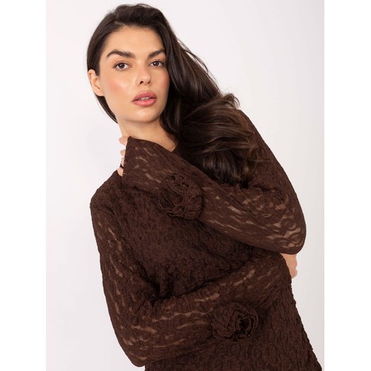 Sukienka-IT-SK-9913.30-ciemny brązowy