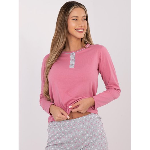 Piżama-DU-PI-FP-002.87-r&oacute;żowy 2