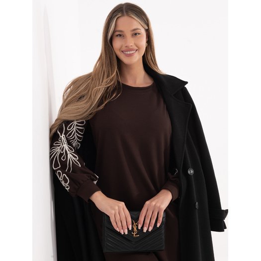 Sukienka-RV-SK-A1064.95-ciemny brązowy 4