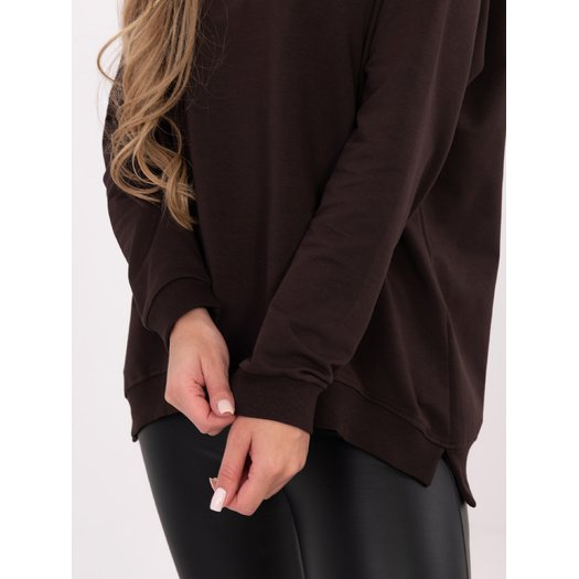 Bluza-RV-BL-5850.11X-ciemny brązowy 2