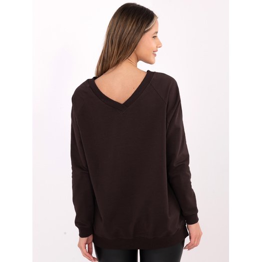 Bluza-RV-BL-5850.11X-ciemny brązowy 4