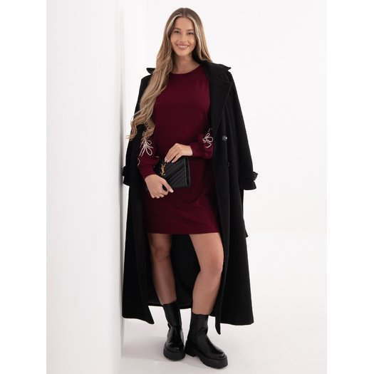 Sukienka-RV-SK-A1064.95-bordowy 4