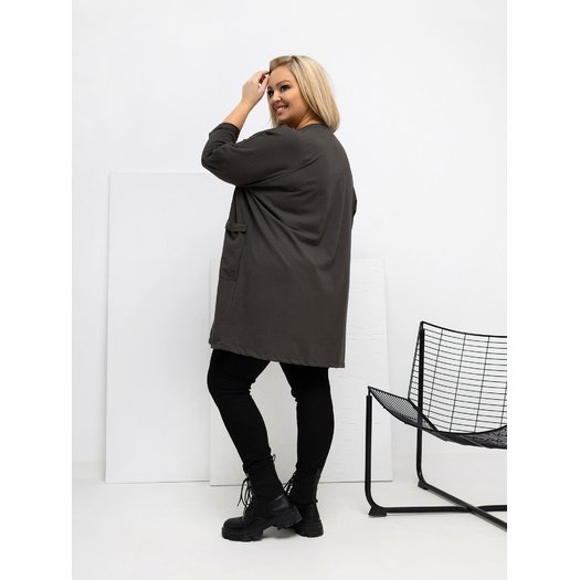 Bluzka-RV-BZ-A1076.00-ciemny khaki