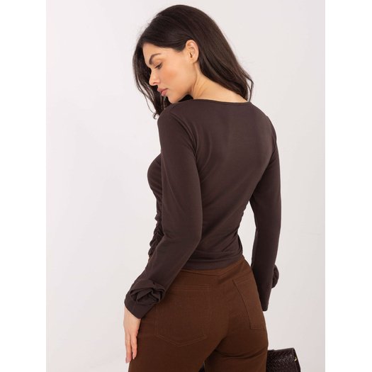 Bluzka-IT-BZ-22079.55-ciemny brązowy 2
