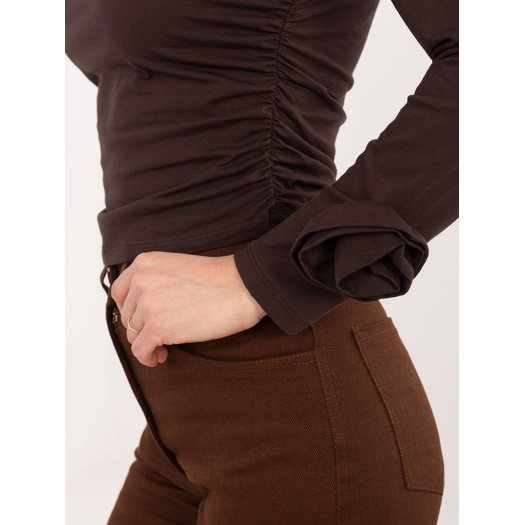 Bluzka-IT-BZ-22079.55-ciemny brązowy 5