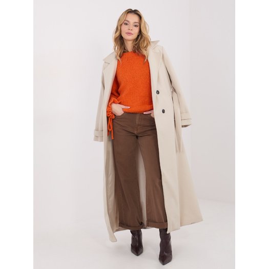 Sweter-MI-SW-1512.28-pomarańczowy 1