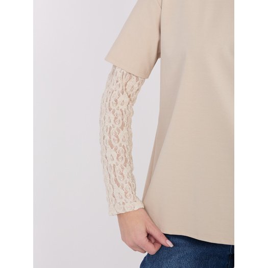 Bluzka-MI-BZ-4227.61-beżowy 2