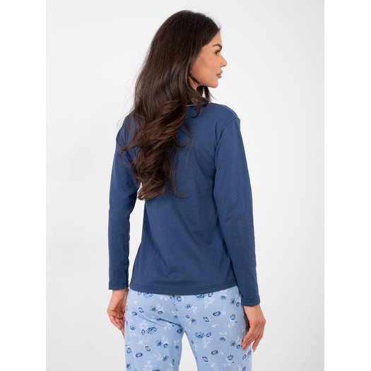 Piżama-DU-PI-FP-007.69-ciemny niebieski 3
