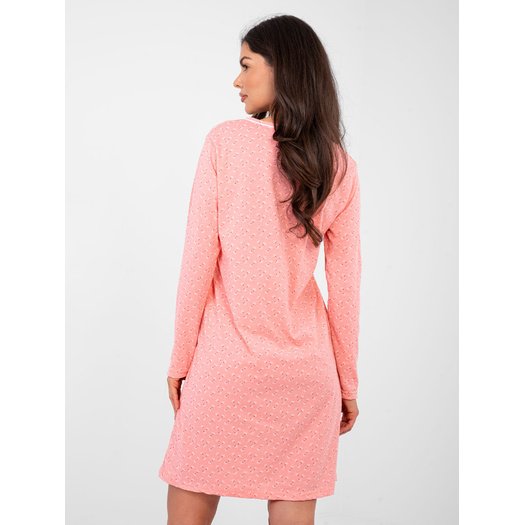 Koszula nocna-DU-KN-FP-105.36-pomarańczowy 1