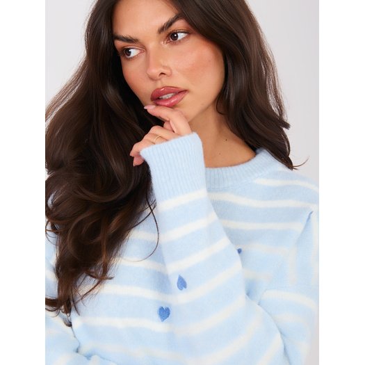 Sweter-PM-SW-J021.75-jasny niebieski
