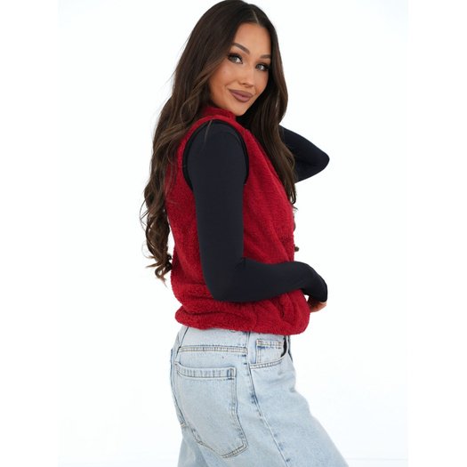 Kamizelka-CS-KZ-BT1031.01-ciemny czerwony 1