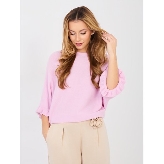 Sweter-MI-SW-3675.01P-jasny r&oacute;żowy 4