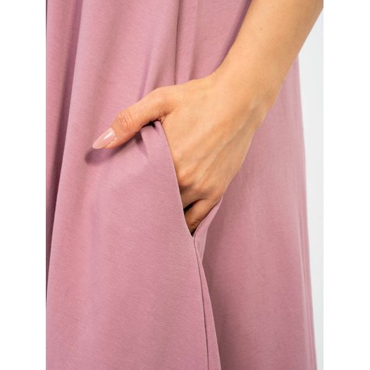Sukienka-RV-SK-A1088.29-ciemny r&oacute;żowy 4