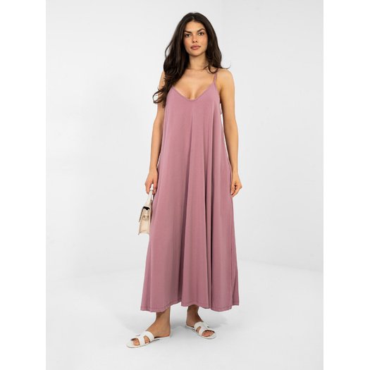 Sukienka-RV-SK-A1088.29-ciemny r&oacute;żowy 3