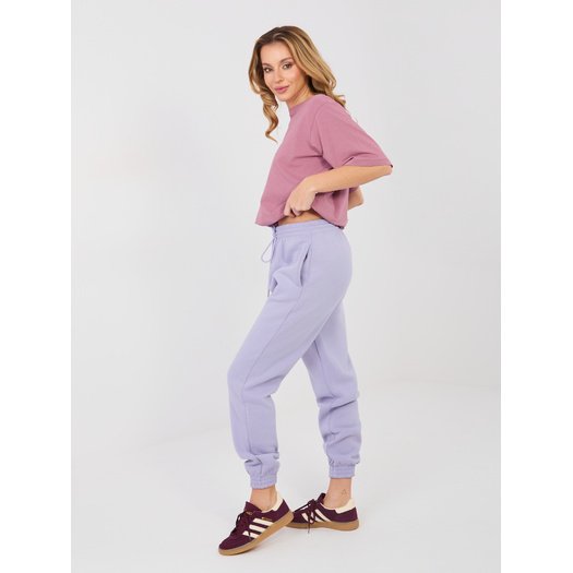 Spodnie dresowe-CLM-DR-1107.98-jasny fioletowy 1