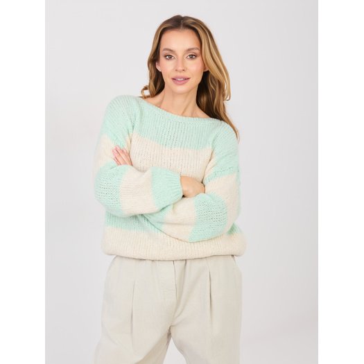 Sweter-MI-SW-0203.71-mietowy