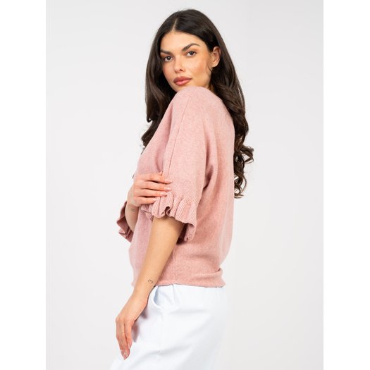 Sweter-IT-SW-99244.65-ciemny r&oacute;żowy