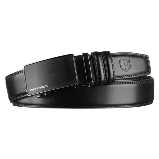 Men's belt Peterson PTN A019-AS BLACK