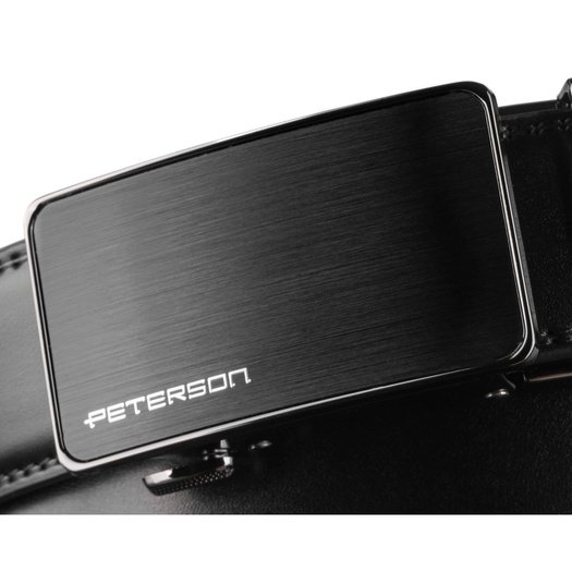 Men's belt Peterson PTN A019-AS BLACK