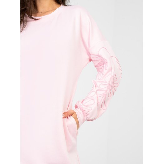 Sukienka-RV-SK-A1064.09-jasny r&oacute;żowy