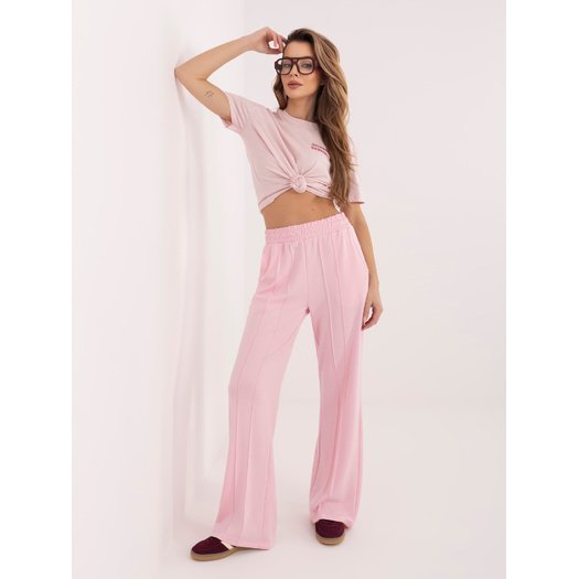 Spodnie dresowe-RV-DR-A1062.08-jasny r&oacute;żowy 1