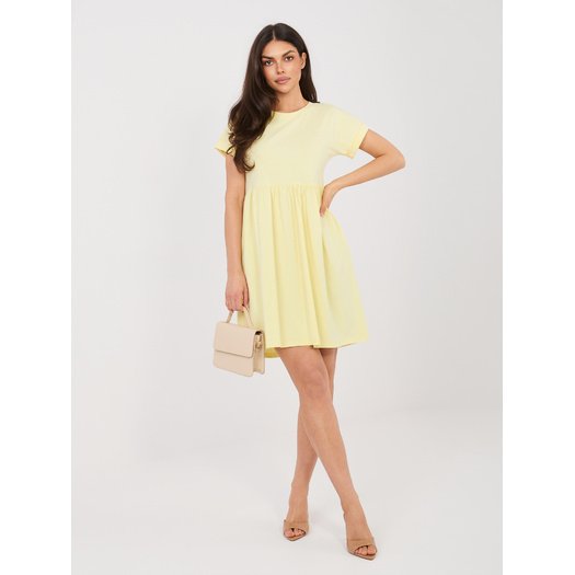Sukienka-RV-SK-5672.03P-jasny ż&oacute;łty