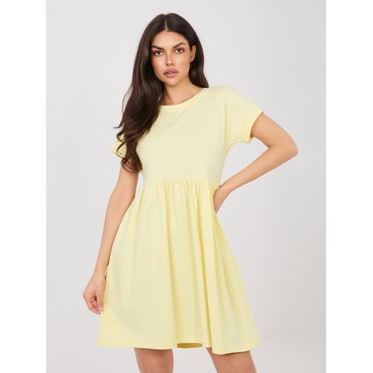 Sukienka-RV-SK-5672.03P-jasny ż&oacute;łty 1