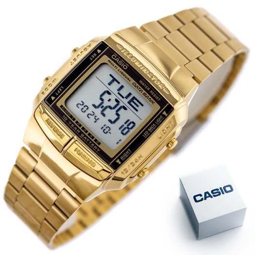 CASIO DATABANK MEN S WATCH DB-360G-9ADF (zd161b) + BOX