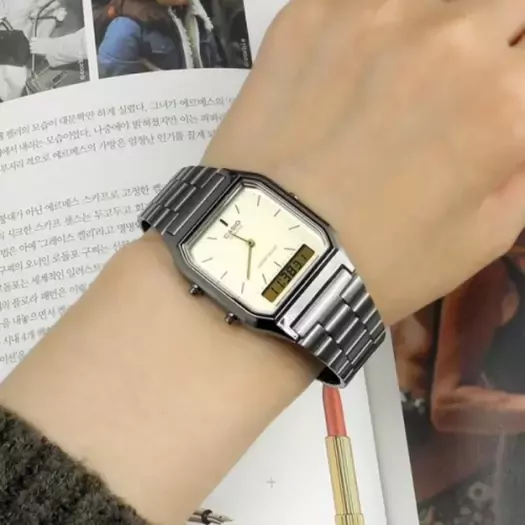 CASIO Vintage AQ-230GG-9A UNISEX WATCH + BOX